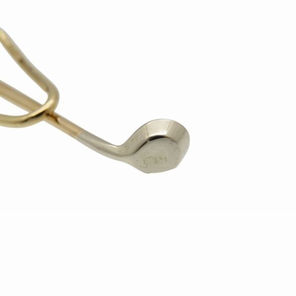 Tiffany & Co Golf Club Tie Pin K14 Yellow Gold K14 Hoitogo Old - Picture 5 of 7